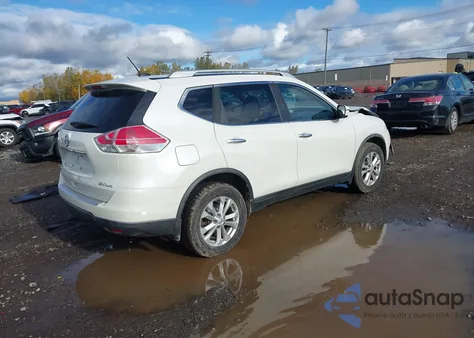 2016 Nissan Rogue Sv z USA, uszkodzony, nr VIN KNMAT2MV5GP654748